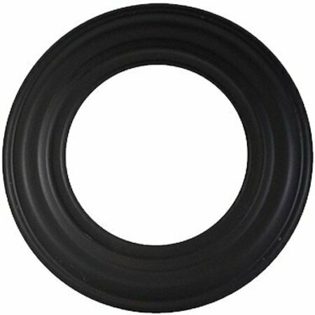 GRAY METAL PRODUCTS 6 24GA BLK STOVE PIPE COLLAR 6-605